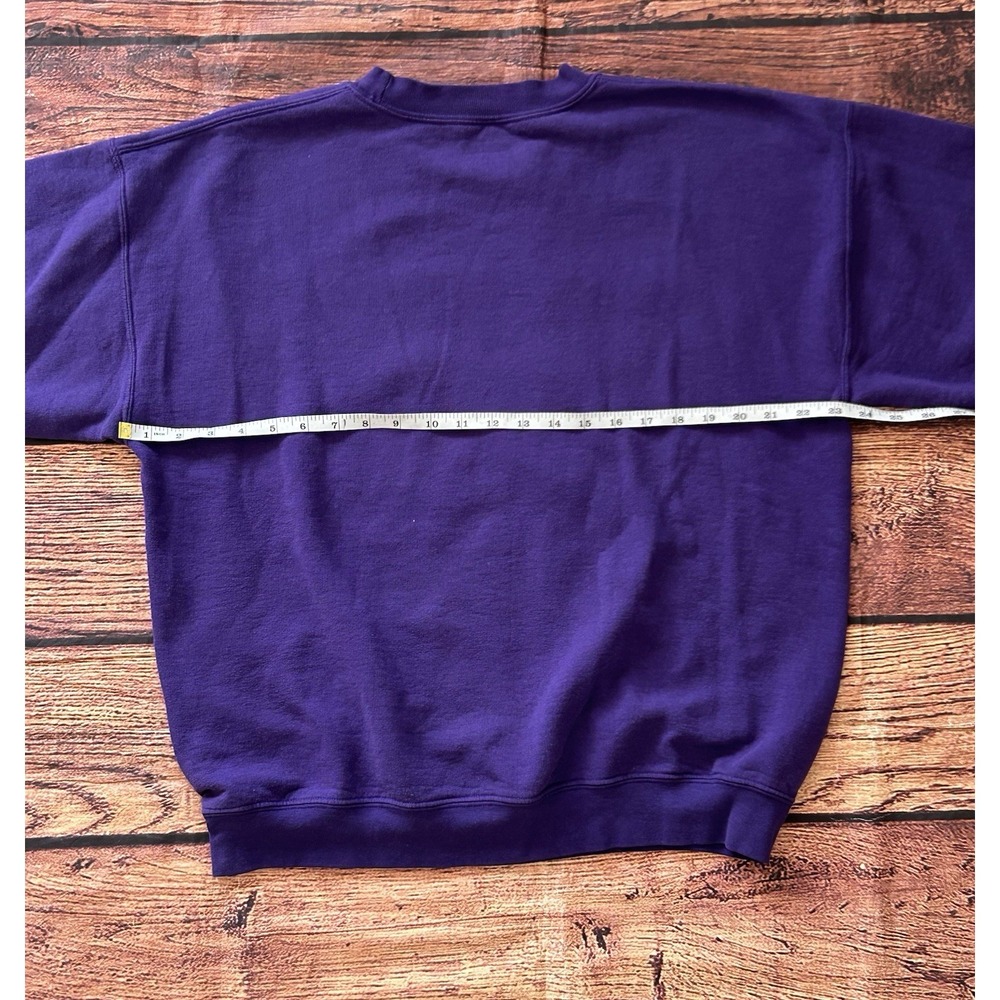 Vintage Purple Washington Huskies Gilden‎ College Football 2013 sweatshirt - Picture 9 of 10
